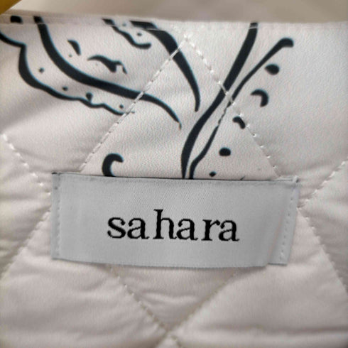 Sahara Art Quilting Muffler Coat マフラー付きキルティングコート レディース