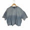 ザラ ZARA バックジップ デニム地 クルーネックTシャツ レディース JPN:L