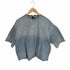 ザラ ZARA バックジップ デニム地 クルーネックTシャツ レディース JPN:L