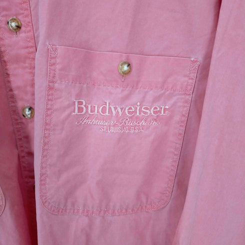 バドワイザー Budweiser 00S 2Pシャツ ロゴ刺繍 メンズ