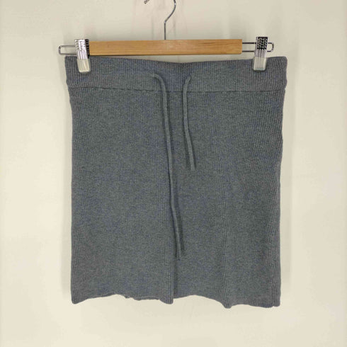 アリーバイダブルクローゼット Alley w closet リブニットスカートパンツセット レディース