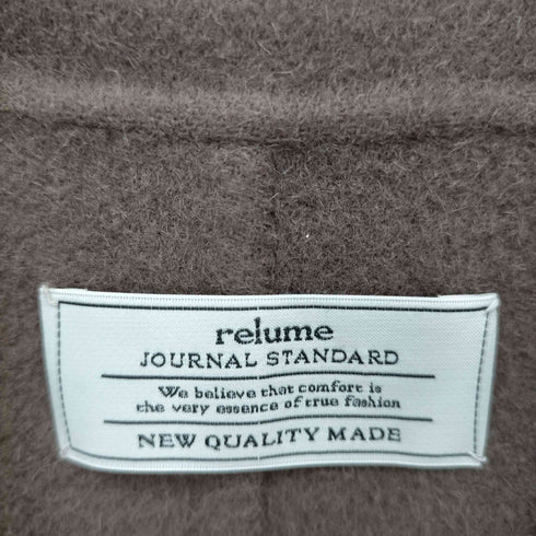 ジャーナルスタンダードレリューム JOURNAL STANDARD relume 21AW ウールナイロンリバーベスト レディース FREE