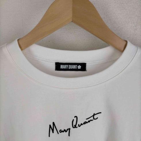 マリークヮントロンドン MARY QUANT LONDON エンブロサインロゴBIG プルオーバー レディース JPN:M