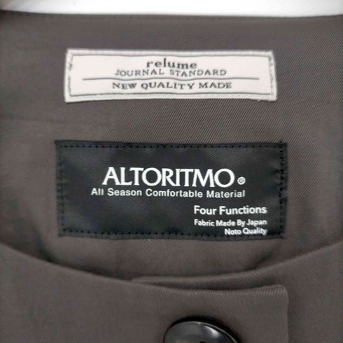 ジャーナルスタンダードレリューム JOURNAL STANDARD relume ALTORITMO クルーネックコクーンブルゾン レディース FREE