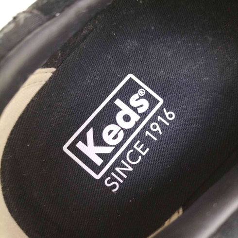 ケッズ Keds ANCHOR BLACK SUEDE アンカーブラックスエード ローカットスニーカー レディース JPN:24