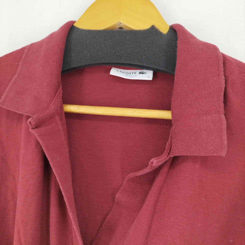 ラコステ LACOSTE LOOSE FIT スキッパーコットンワンピース レディース import:L