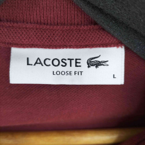 ラコステ LACOSTE LOOSE FIT スキッパーコットンワンピース レディース import:L