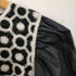 ザラ ZARA CONTRAST LEATHER パフスリーブ ジオメトリック クロップドトップス レディース import:XS