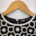 ザラ ZARA CONTRAST LEATHER パフスリーブ ジオメトリック クロップドトップス レディース import:XS