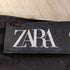 ザラ ZARA CONTRAST LEATHER パフスリーブ ジオメトリック クロップドトップス レディース import:XS