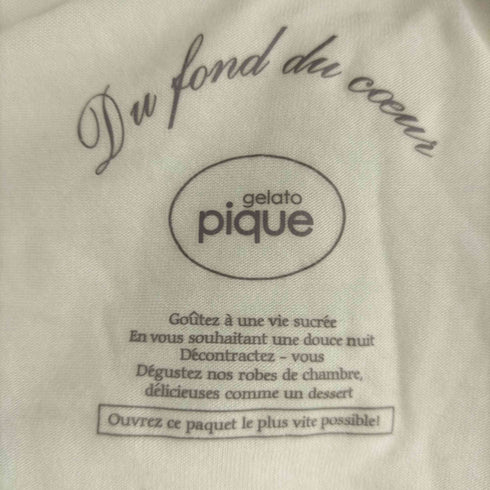 ジェラートピケ gelato pique タイダイロゴ柄ワンピース レディース ONE SIZE