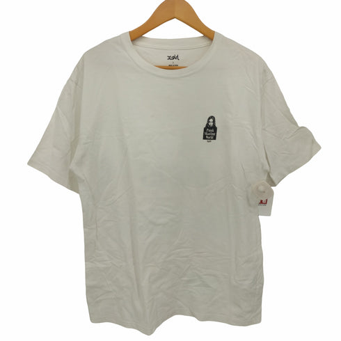 エックスガール X-girl GRADATION LOGO グラデーションロゴ バックプリント オーバーサイズTシャツ レディース JPN:L