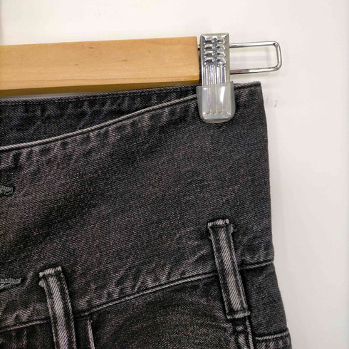 グラフペーパー Graphpaper Non Fade Denim Cook Pant ハイウエスト ジッパーフライデニムパンツ レディース 00
