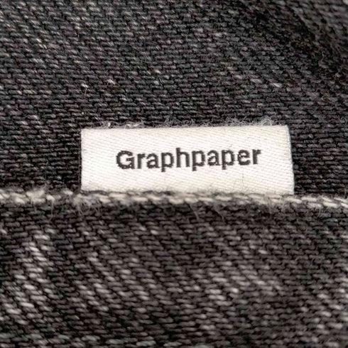 グラフペーパー Graphpaper Non Fade Denim Cook Pant ハイウエスト ジッパーフライデニムパンツ レディース 00
