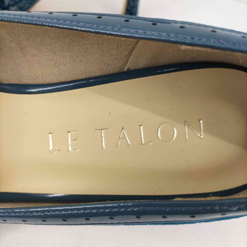 ルタロン Le Talon フロッキーデザインヒールパンプス レディース 24 1/2