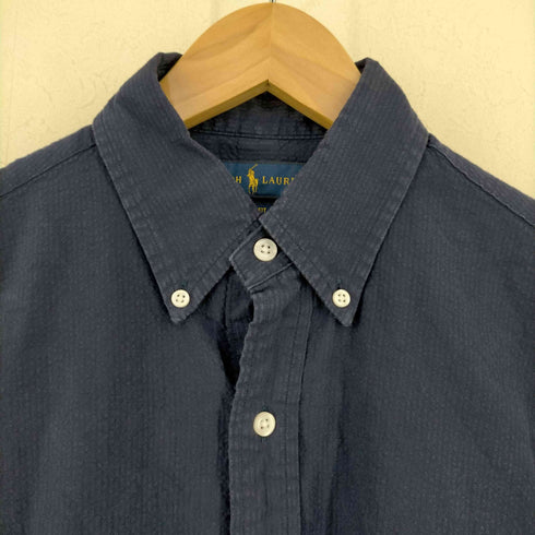 ラルフローレン RALPH LAUREN SLIM FIT ポニー刺繍 半袖BDシャツ メンズ JPN:XS