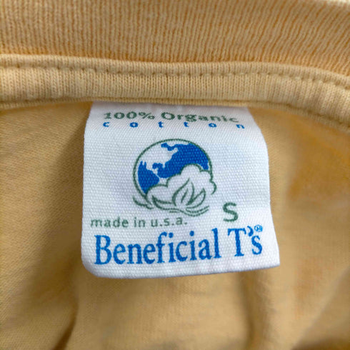 パタゴニア patagonia USA製 beneficial t's 両面ロゴ プリント Tシャツ メンズ import:S