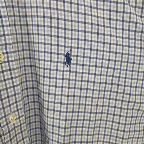 ラルフローレン RALPH LAUREN ポニー刺繍 BD半袖チェックシャツ メンズ JPN:XL