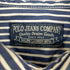ポロジーンズカンパニーラルフローレン POLO JEANS COMPANY RALPH LAUREN ロゴ刺繍 ドーナツボタン ストライプシャツ メンズ