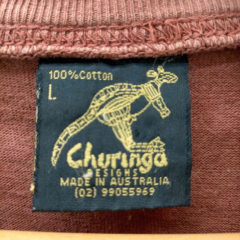 CHURINGA オーストラリア製 イーグル アニマルプリント Tシャツ タイダイ メンズ import:L