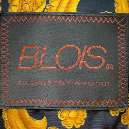 blois チェーン総柄 ノーカラー中綿ジャケット レディース JPN:9号