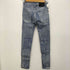 ヒステリックグラマー HYSTERIC GLAMOUR スプレーコーティング ラメ加工 ストレッチ スキニー デニム パンツ Y2K レディース XXS