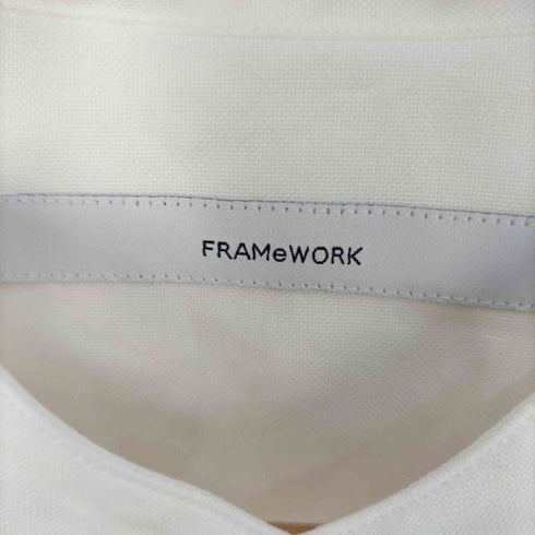 フレームワーク FRAMe WORK オックスクロップドシャツ レディース FREE