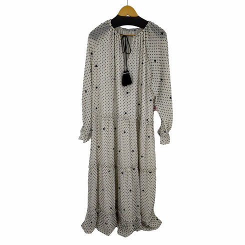 ザラ ZARA オーバーサイズドットメッシュ ワンピース レディース JPN:XL