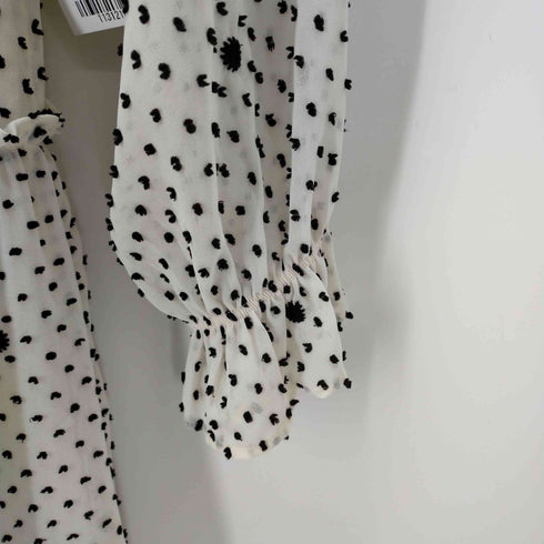 ザラ ZARA オーバーサイズドットメッシュ ワンピース レディース JPN:XL