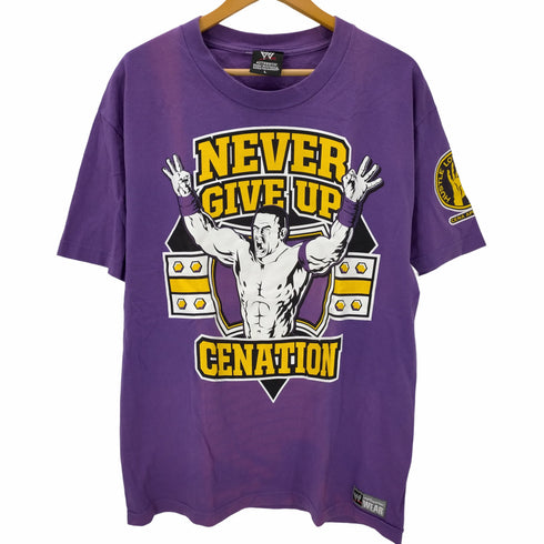 ダブリュダブリュイー オーセンティック ウェア WWE Authentic Wear 00S WWE プロレスラー プリント Tシャツ メンズ import:L