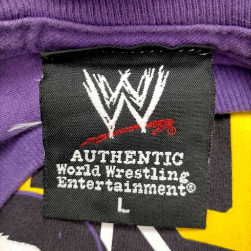 ダブリュダブリュイー オーセンティック ウェア WWE Authentic Wear 00S WWE プロレスラー プリント Tシャツ メンズ import:L