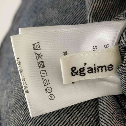 デザインデニムキャミワンピース レディース ONE SIZE