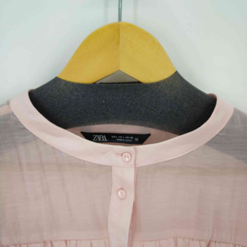 ザラ ZARA シアーフリルシャツ レディース JPN:L