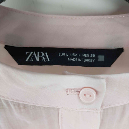 ザラ ZARA シアーフリルシャツ レディース JPN:L