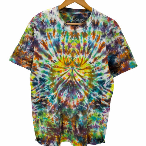 リキッドブルー LIQUID BLUE 00S タイダイ染 Tシャツ メンズ import:M