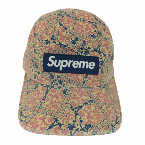 シュプリーム Supreme WASHED CHINO TWILL CAMP CAP FLORAL CARDS メンズ
