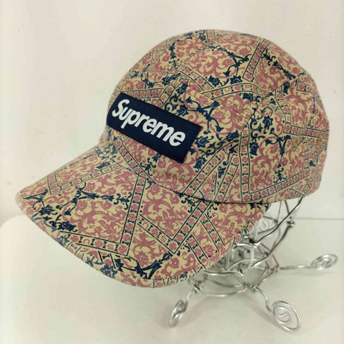 シュプリーム Supreme WASHED CHINO TWILL CAMP CAP FLORAL CARDS メンズ