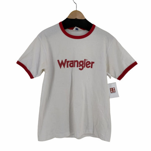 ラングラー Wrangler ロゴプリント リンガーTシャツ メンズ JPN:S