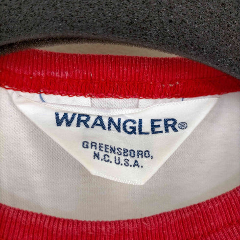ラングラー Wrangler ロゴプリント リンガーTシャツ メンズ JPN:S