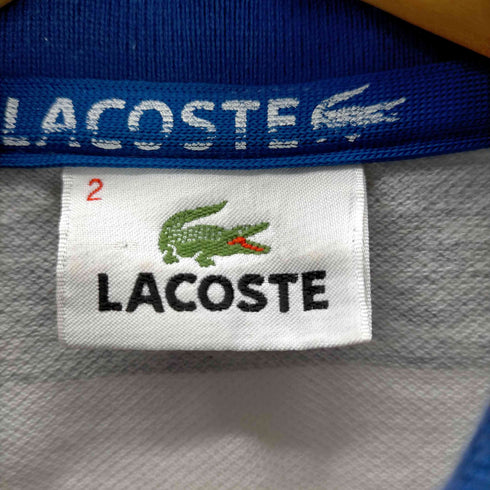 ラコステ LACOSTE ワニ刺繍 鹿の子ポロシャツ メンズ