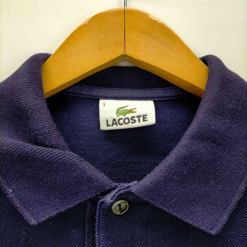 ラコステ LACOSTE ワニ刺繍 鹿の子ポロシャツ メンズ