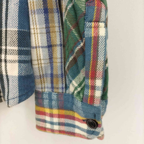 アルカルザ ALCARZA HEAVY FLANNEL コットンチェックヘビネルシャツ メンズ import:XL