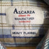 アルカルザ ALCARZA HEAVY FLANNEL コットンチェックヘビネルシャツ メンズ import:XL