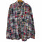 アメリカンリビング AMERICAN LIVING OLD パッチワーク チェック 長袖 シャツ メンズ import:XL