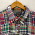アメリカンリビング AMERICAN LIVING OLD パッチワーク チェック 長袖 シャツ メンズ import:XL
