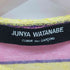 ジュンヤワタナベコムデギャルソン JUNYA WATANABE COMME des GARCONS パイル地 ボーダークルーネックtシャツ ミニトップス レディース