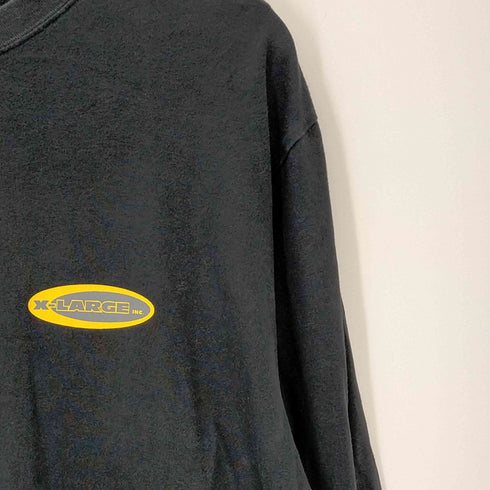 エクストララージ XLARGE ロゴプリント クルーネック 長袖 Tシャツ メンズ import:XL