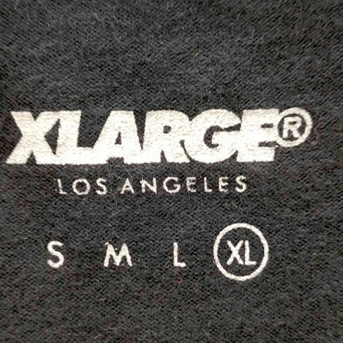 エクストララージ XLARGE ロゴプリント クルーネック 長袖 Tシャツ メンズ import:XL