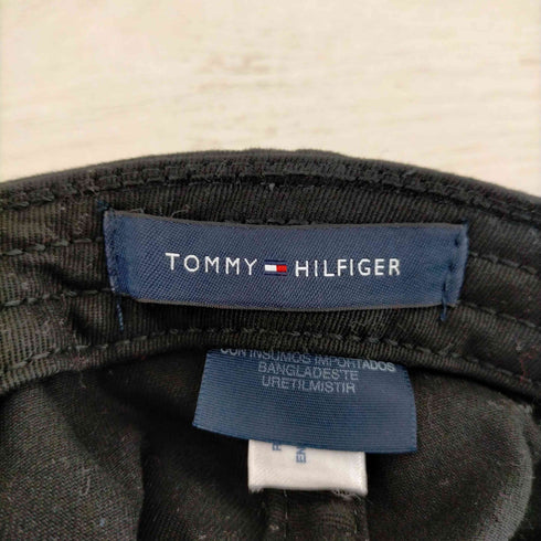 トミーヒルフィガー TOMMY HILFIGER ロゴ刺繍 6パネルキャップ メンズ ONE SIZE