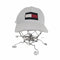トミーヒルフィガー TOMMY HILFIGER フラッグキャップ メンズ 0S